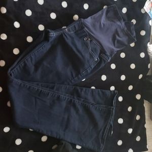 Women's Gap Maternity Dark Rinse Flared jeans